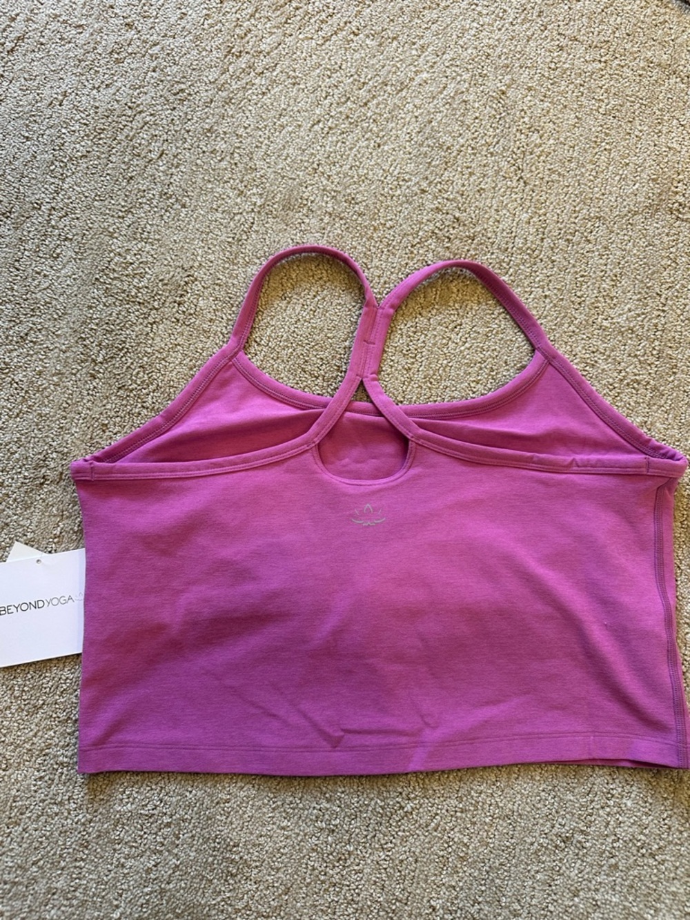 NWT Beyond Yoga Slim Racerback Cropped Tank - Picture 4 of 5